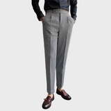 Pantalon Prince-de-Galles à Pinces Coupe Fuselée