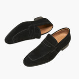 Mocassins Suédés à Bride Classique