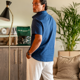 Chemise Texturée à Poche Poitrine