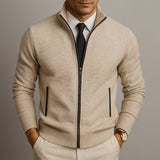Gilet Homme en Maille Zippé