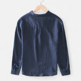 Ancienne Monde | Chemise Homme Lin Col Carré