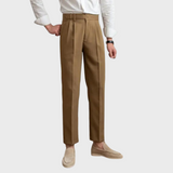 Pantalon Habillé à Pinces Coupe Élancée