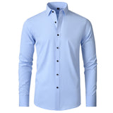 Chemise Ajustée à Col Classique