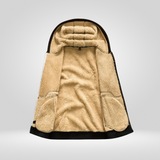 Veste à Capuche Doublée Effet Polaire