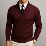Gilet Homme en Maille Zippé
