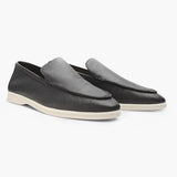 Mocassins Slip-On à Texture Grainée