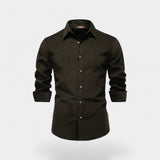 Chemise homme coton velours côtelé – Business casual raffiné