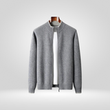 Cardigan Homme Zippé en Maille Fine