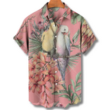 Chemise Florale à Manches Courtes