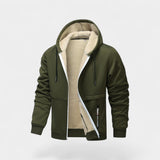 Veste Homme à Capuche Doublée Zippée