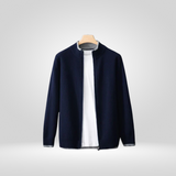 Cardigan Homme Zippé en Maille Fine