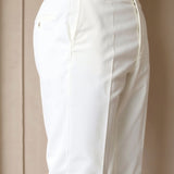 Pantalon Habillé Coupe Fuselée à Plis