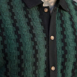 Chemise Homme à Rayures Verticales Texturées