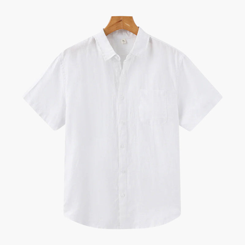 Chemise Texturée à Poche Poitrine