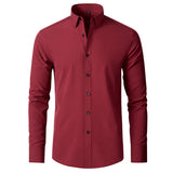 Chemise Ajustée à Col Classique