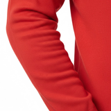 Polo homme 100% laine mérinos à manches longues et col boutonné coupe décontractée