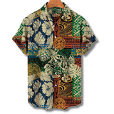 Chemise Florale à Manches Courtes