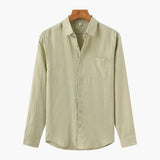 Chemise Texturée à Poche Poitrine