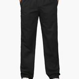 Pantalon Décontracté à Taille Élastique Coupe Droite