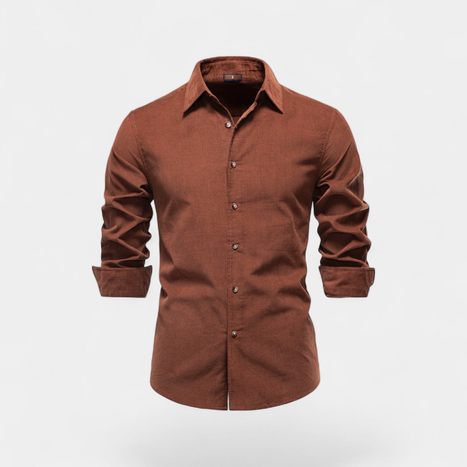 Chemise homme coton velours côtelé – Business casual raffiné