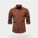 Chemise homme coton velours côtelé – Business casual raffiné