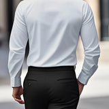 Chemise Homme Ajustée à Col Classique