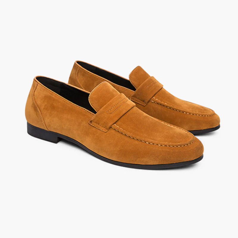 Mocassins Suédés à Bride Classique