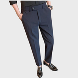 Pantalon Habillé à Pinces Coupe Fuselée