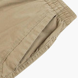 Pantalon Décontracté à Taille Élastique Coupe Droite