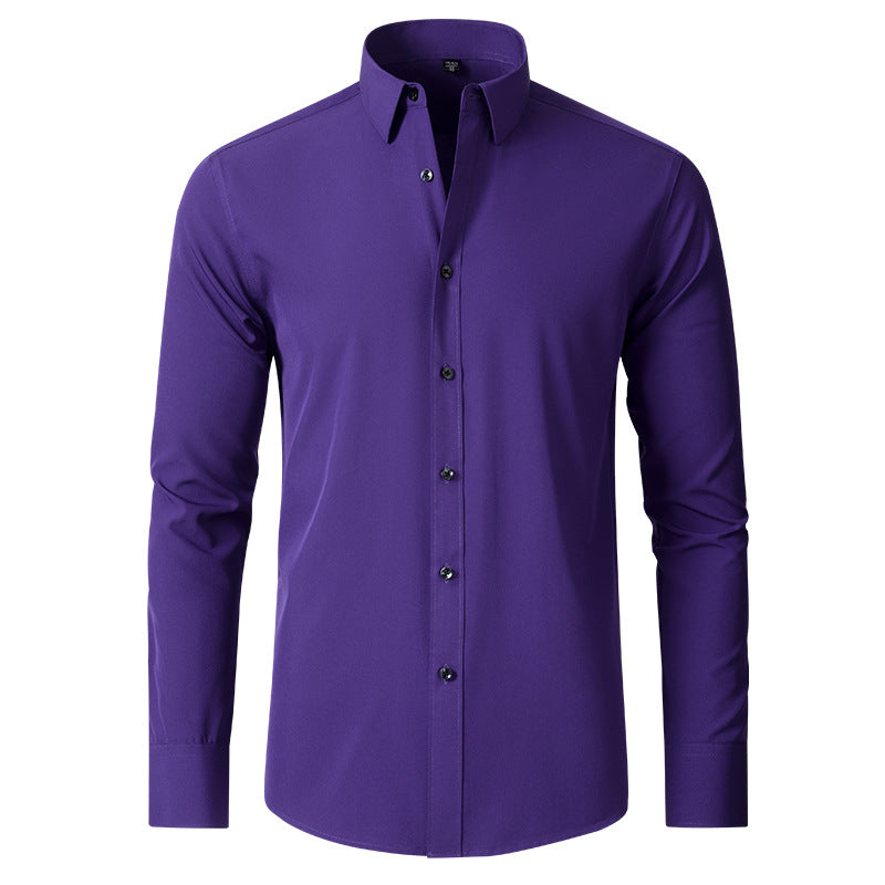 Chemise Ajustée à Col Classique