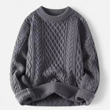 Pull En Laine Noir Homme