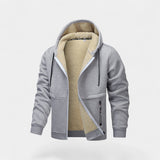Veste Homme à Capuche Doublée Zippée