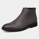 Bottes Hautes Homme Cuir – Classique Britannique Quotidien