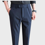 Pantalon Habillé à Pinces Coupe Fuselée