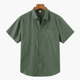 Chemise Texturée à Poche Poitrine