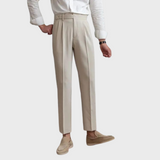 Pantalon Habillé à Pinces Coupe Élancée