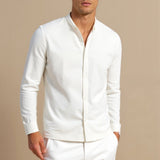 Chemise Minimaliste à Col Officier