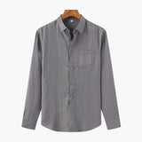 Chemise Texturée à Poche Poitrine