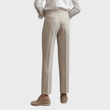 Pantalon Habillé à Pinces Coupe Élancée