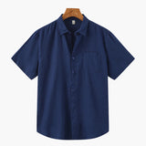 Chemise Texturée à Poche Poitrine