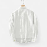 Ancienne Monde | Chemise Homme Lin Col Carré