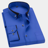 Chemise Homme Habillée à Col Contrasté