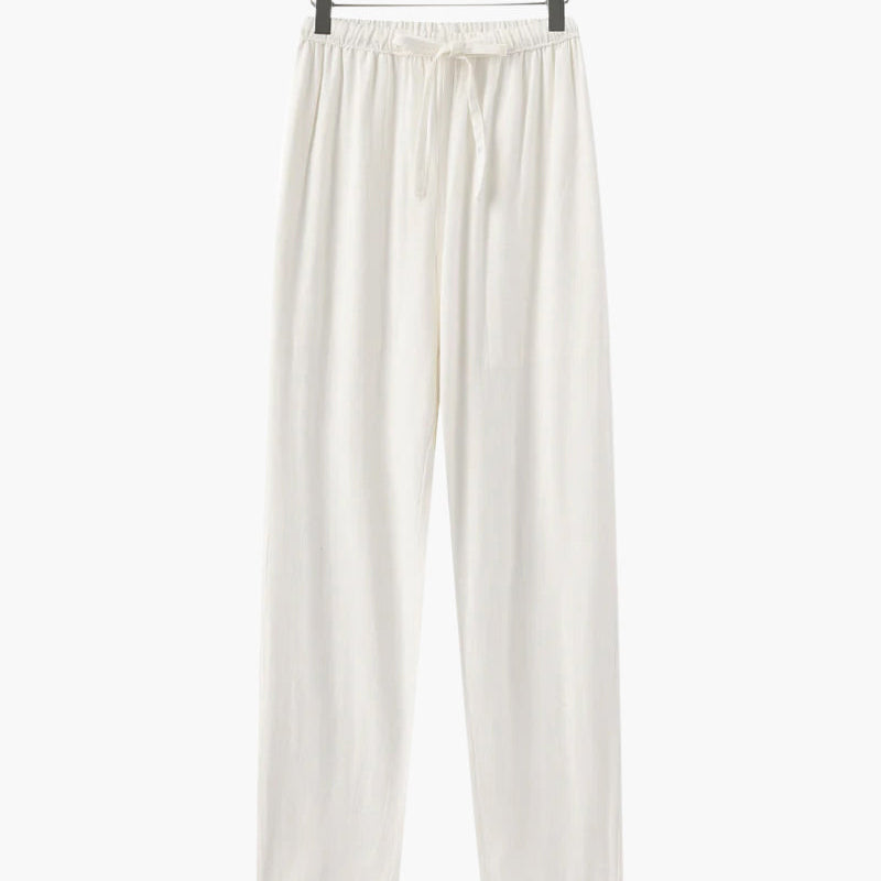 Pantalon à Taille Élastique et Cordon de Serrage