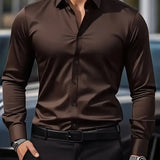 Chemise Homme Ajustée à Col Classique