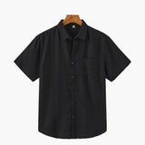 Chemise Texturée à Poche Poitrine