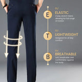 Pantalon Classique Ajusté à Coupe Élancée