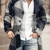 Manteau Homme à Revers Boutonné