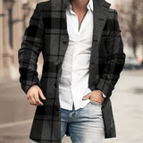 Manteau Homme à Revers Boutonné