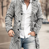 Manteau Homme à Revers Boutonné