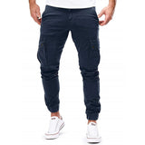 Pantalon Cargo Jogger à Cordon Contrasté